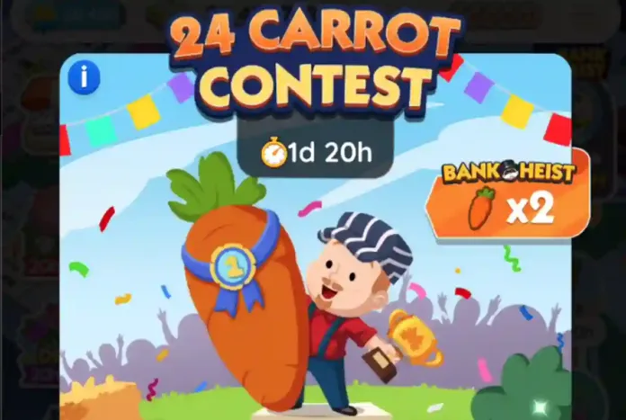 24 Carrot Contest Monopoly Go Rewards (April 19, 2025)
